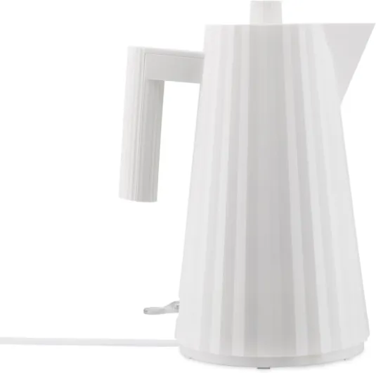Plissé MDL06 W - Electric Kettle in Thermoplastic Resin, European Plug 2400W, 170 cl, White