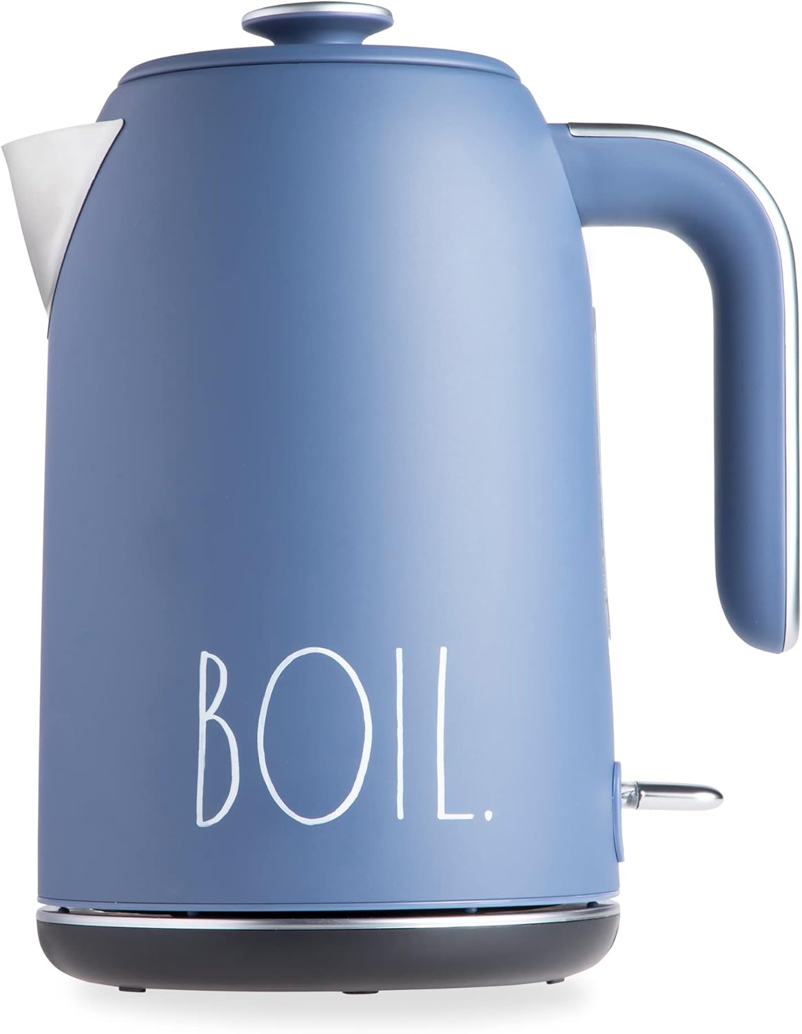 Electric Hot Water Kettle - Stainless Steel Coffee Maker, Tea Kettle, Swivel Base, With Automatic Shut Off Boil-Dry Protection, Easy Pour Pitcher, 1500 Watt Boiling Power, 1.7 Liters, Navy