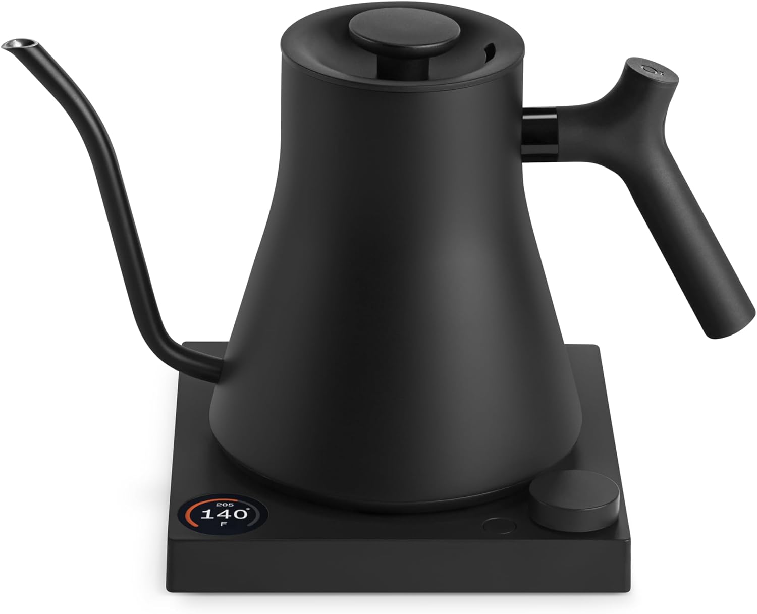 Stagg EKG Pro Electric Gooseneck Kettle - Pour-Over Coffee and Tea, Quick Heating, Precise Temperature Control, Scheduling, Built-in Brew Timer, Matte Black, 0.9 Liter Matte Black EKG Pro