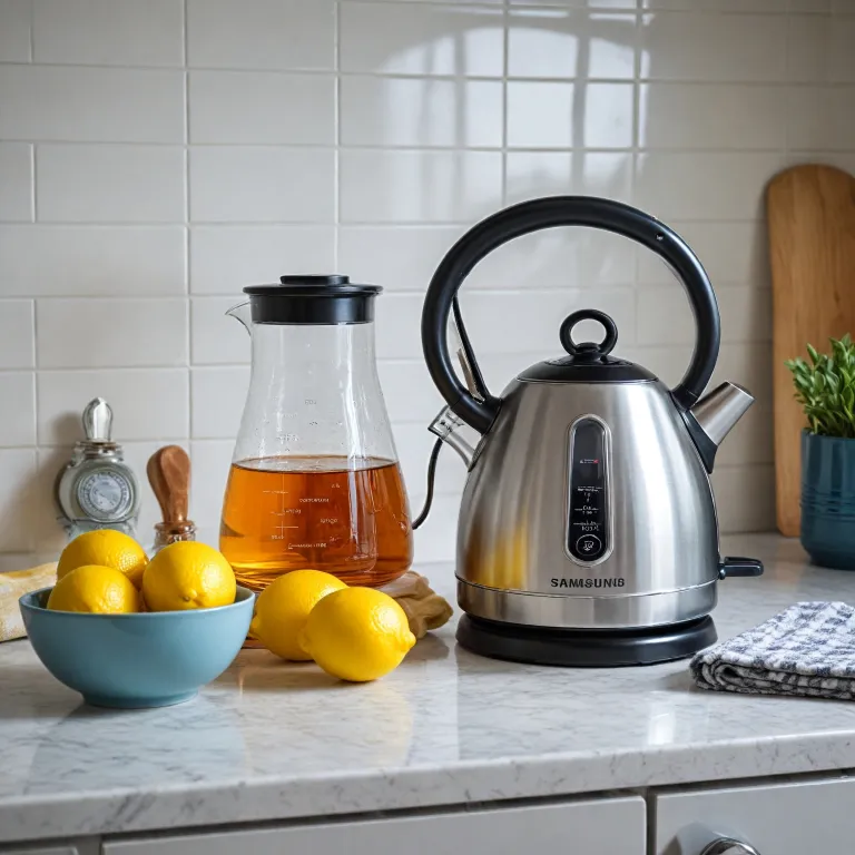 Easy steps to clean your electric kettle with vinegar