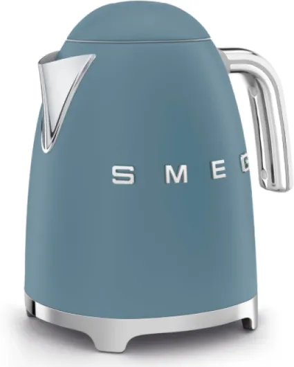 Smeg KLF03SBMUK 50s Style Kettle, 1.7L Capacity, 360 Degree Swivel Base, 3000W, Storm Blue