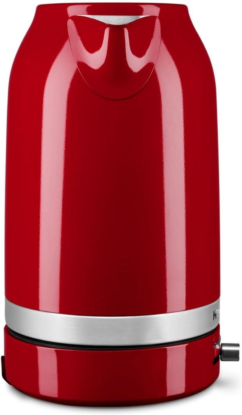 KitchenAid 5KEK1701 1.7L Variable Temperature Kettle, Adjustable Temperature Control 50°C-100°C, Quick Boil & Water Level Gauge, Empire Red 1.7 Litres Empire Red