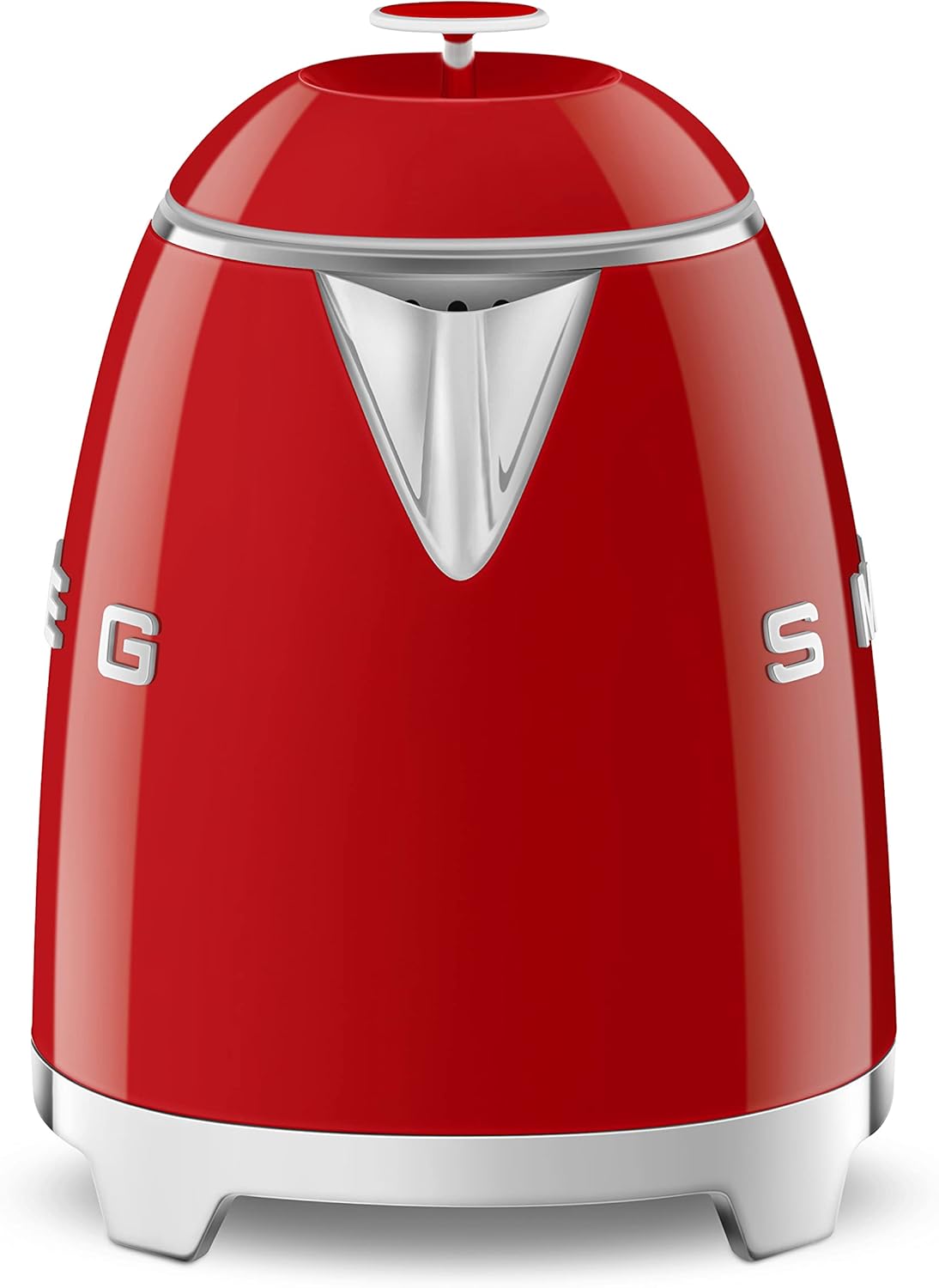 Smeg KLF05RDUK 0.8L Mini Kettle, Retro 50's Style, Anti-Slip Base, Auto Shut Off, 1400W, Red