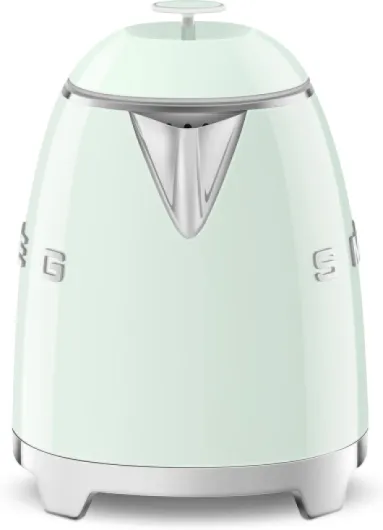 Smeg KLF05PGUK 0.8L Mini Kettle, Retro 50's Style, Anti-Slip Base, Auto Shut Off, 1400W, Pastel Green