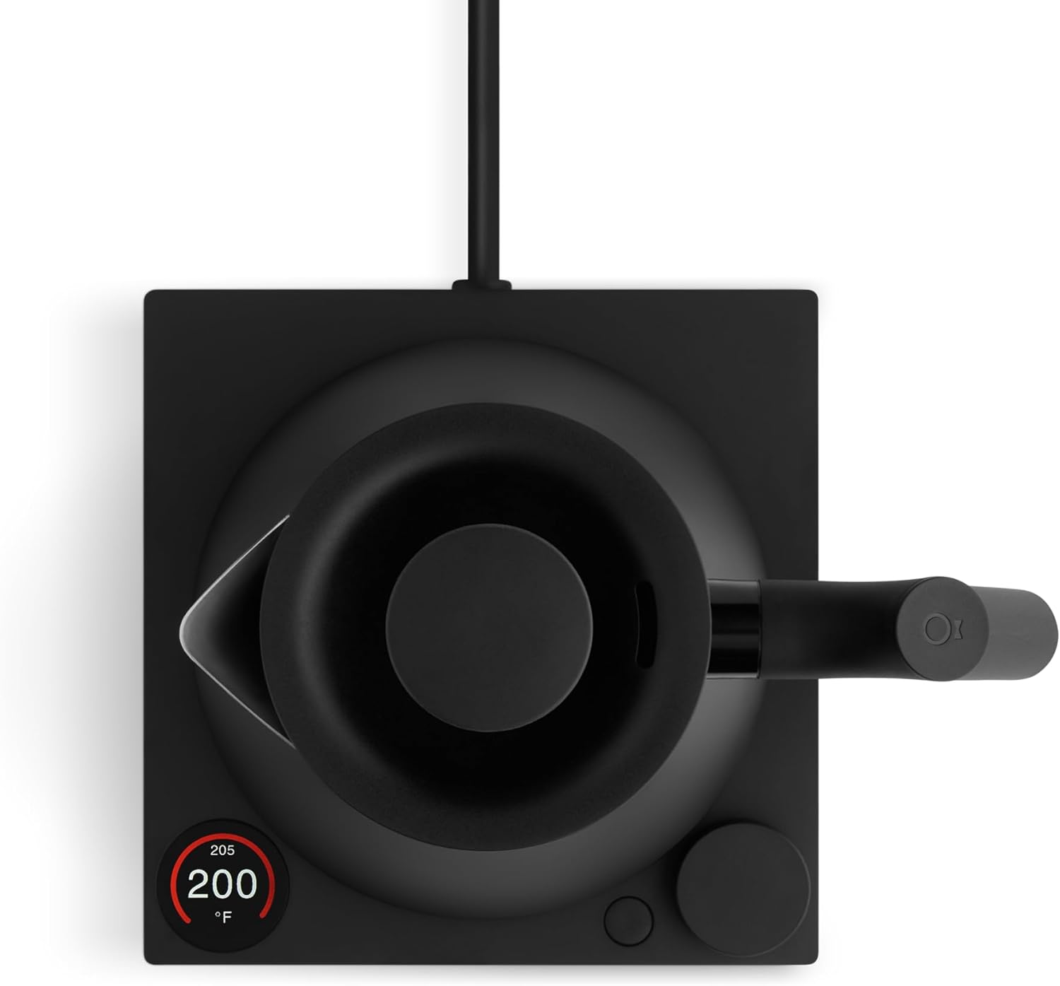 Corvo EKG Pro Electric Tea Kettle - Quick Heating, Precise Temperature Control, Scheduling, Built-in Brew Timer - Matte Black - 0.9 Liter, UK EKG Pro Matte Black