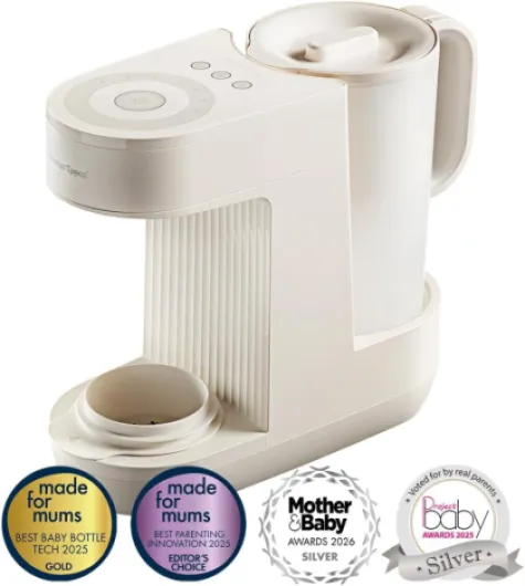 Perfect Prep Machine, Baby Bottle Formula Feed Maker with Antibacterial Water Filter, App Support, Day & Night Feed-Friendly Features, Chalk Perfect Prep Chalk