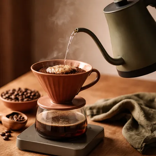 Gooseneck kettles and pour-over coffee: why spout geometry decides the cup