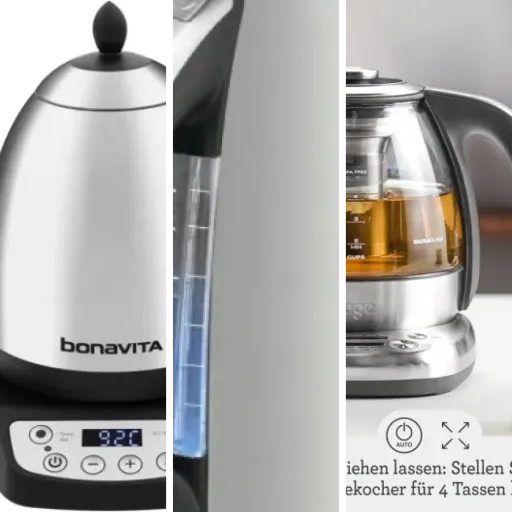 Comparison of the 3 best electric kettles with temperature presets (May 2026)