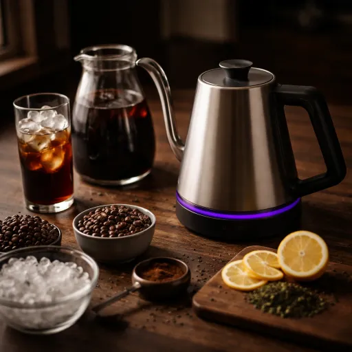 Summer cold-brew setup: using your variable-temp kettle for iced tea and flash-chill coffee