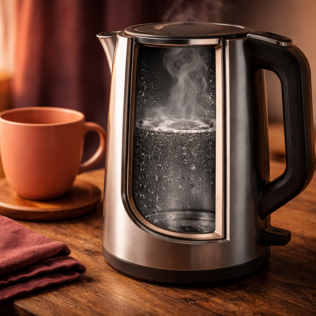 Double-wall kettles: the insulation trick that keeps the outside cool and the water hot