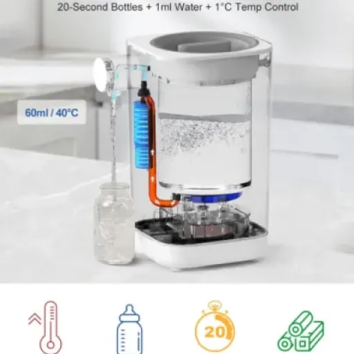 KOSTTE Baby Bottle Maker Review: a no-frills hot water station that makes night feeds less painful