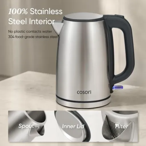 Cosori Plastic-Free Kettle Review: a no-nonsense stainless steel workhorse for daily tea