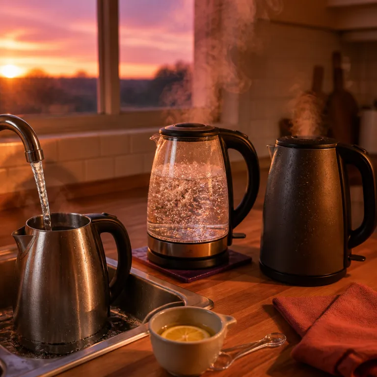 Stainless steel, glass or double-wall: how kettle material shapes heat retention, taste and cleaning